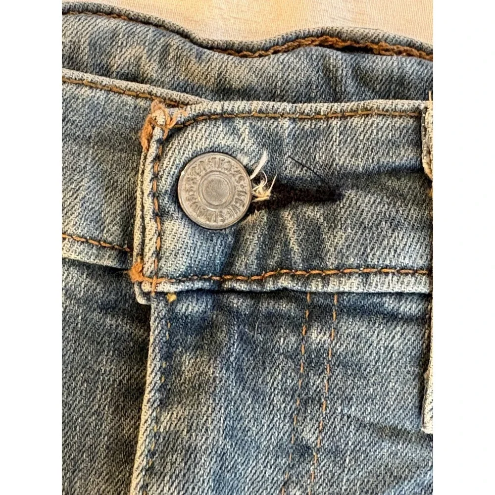 Levi's Mens 514 Straight Jeans W34 L32 Original Blue Regular Denim Pants
